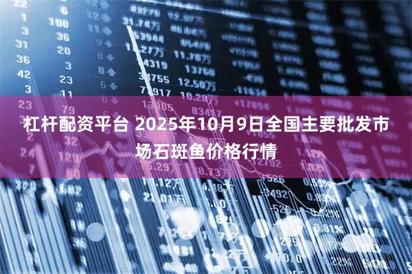 杠杆配资平台 2025年10月9日全国主要批发市场石斑鱼价格行情